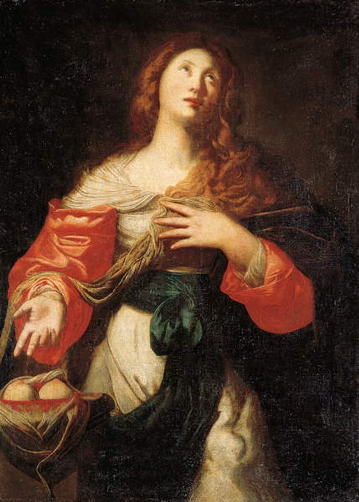 Detail of Saint Agatha by Niccolò de Simone