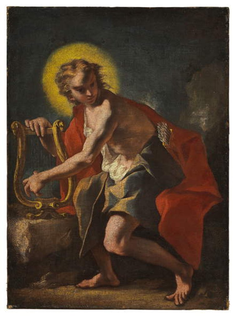 Detail of Apollo by Nicolò Grassi