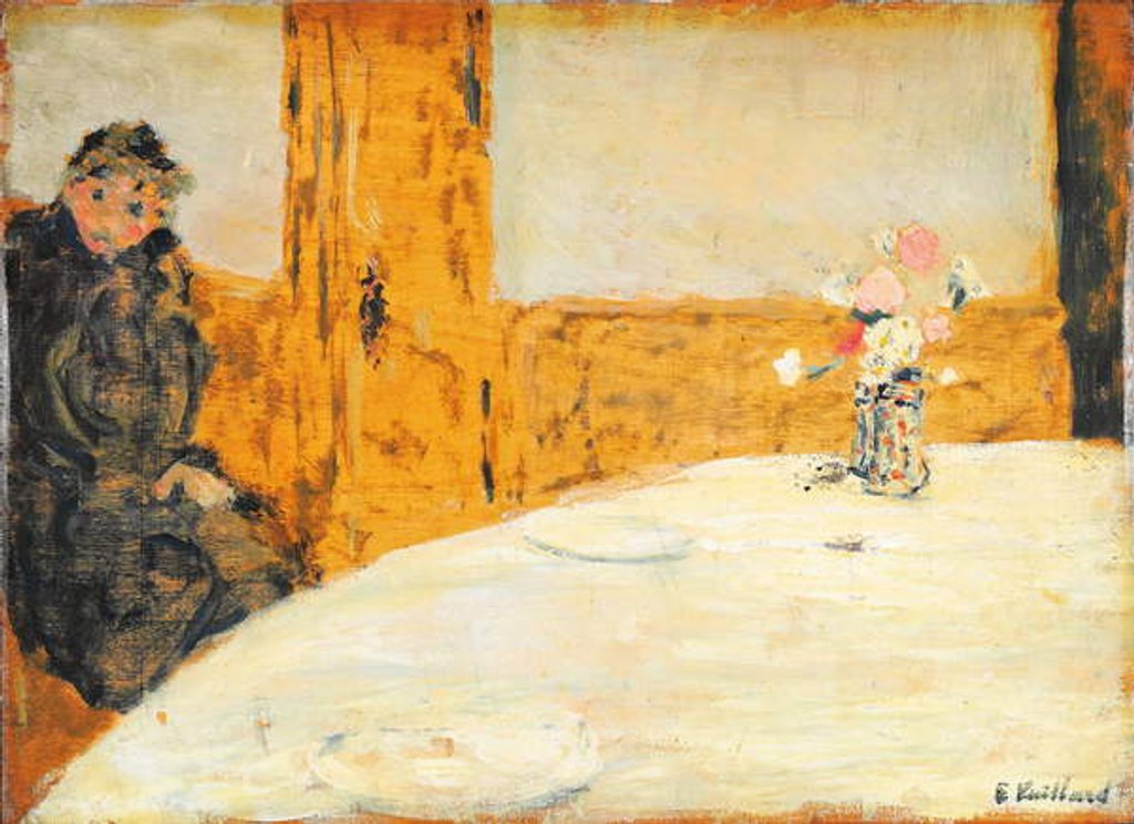Detail of Les roses d'anniversaire du mariage by Edouard Vuillard
