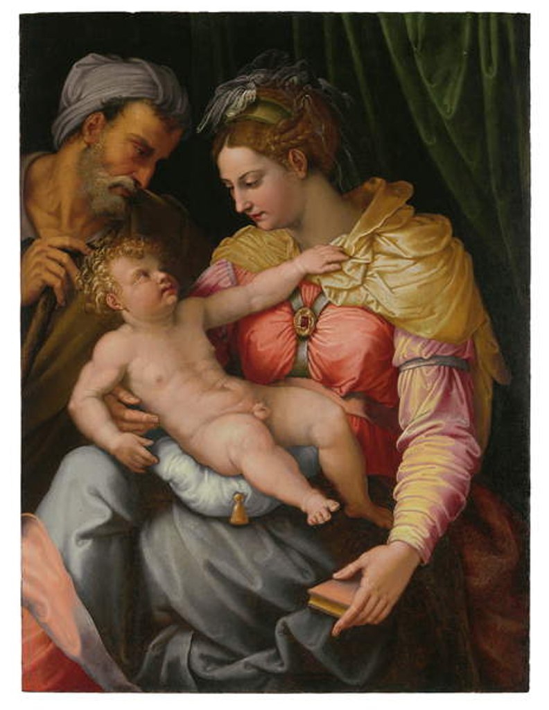 Detail of Holy Family by Artist Unknown