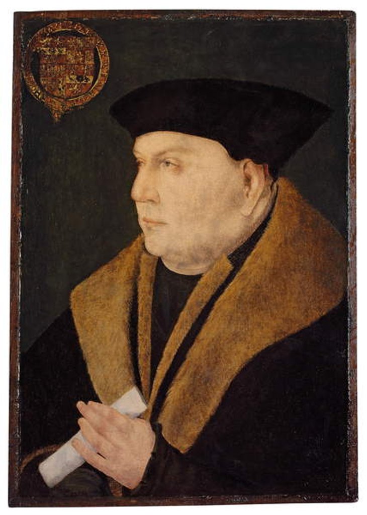 Detail of Portrait of Thomas Cromwell, c.1537 by English School