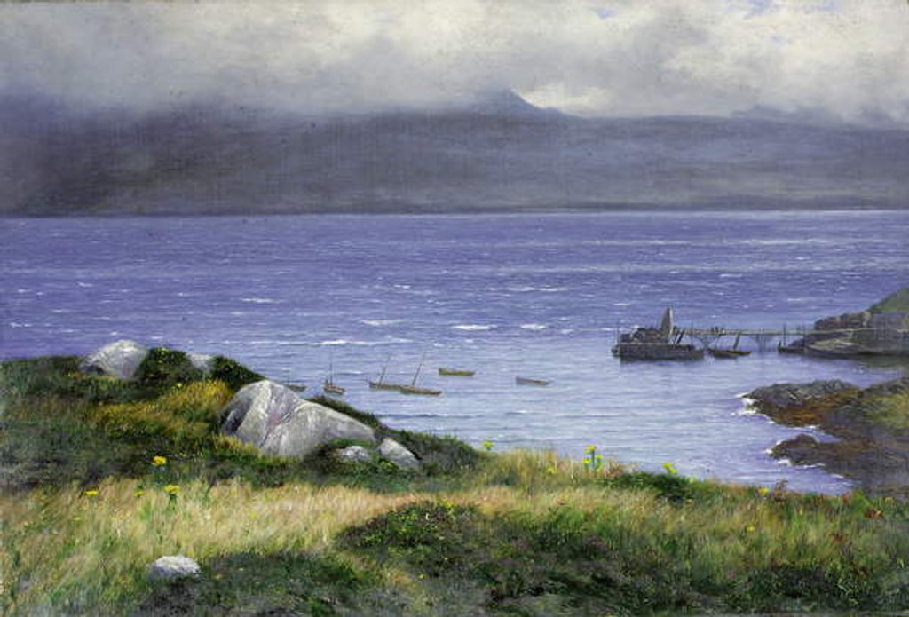 Detail of View from Lamlash, 1882 by Colin Hunter
