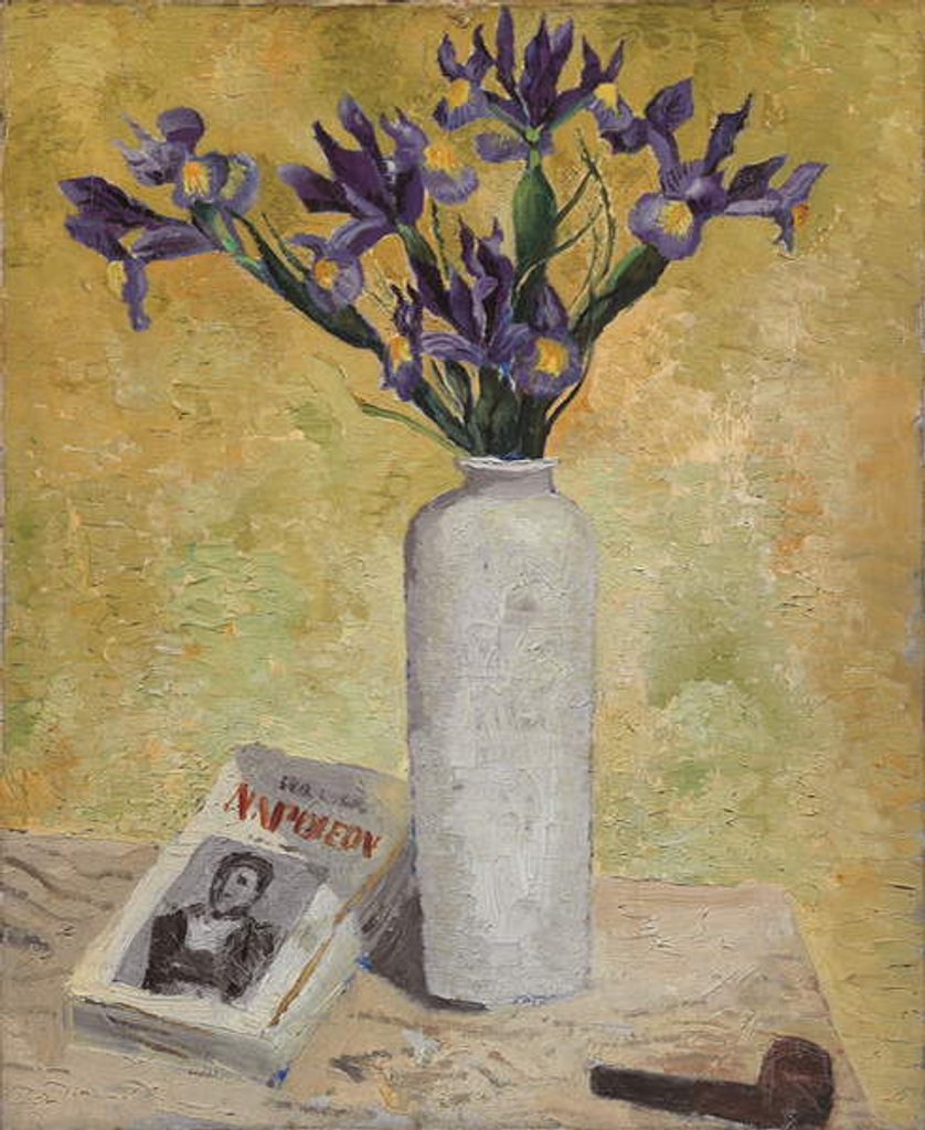 Detail of Iris in a Tall Vase, 1928 by Christopher Wood