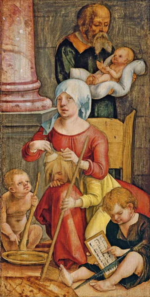 Detail of Mary Salome and her family, 1515 by Hans Suess Kulmbach