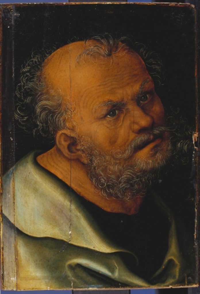 Detail of St. Peter by Lucas the Elder Cranach