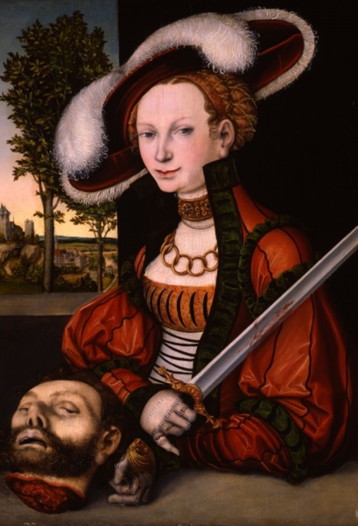 Detail of Judith with the Head of Holofernes, 1530 by Lucas the Elder Cranach