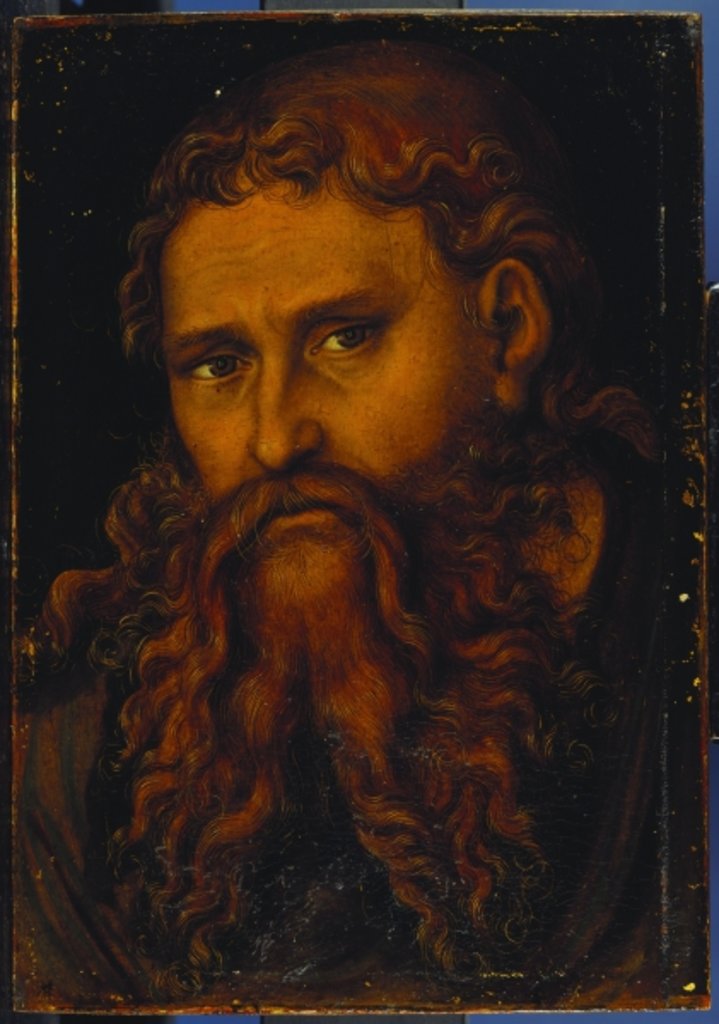 Detail of Christ by Lucas the Elder Cranach