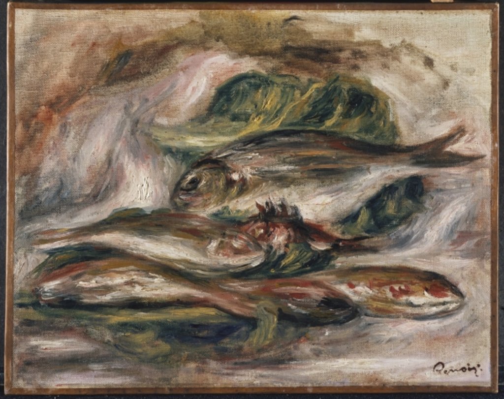 Detail of Fish, c.1919 by Pierre Auguste Renoir