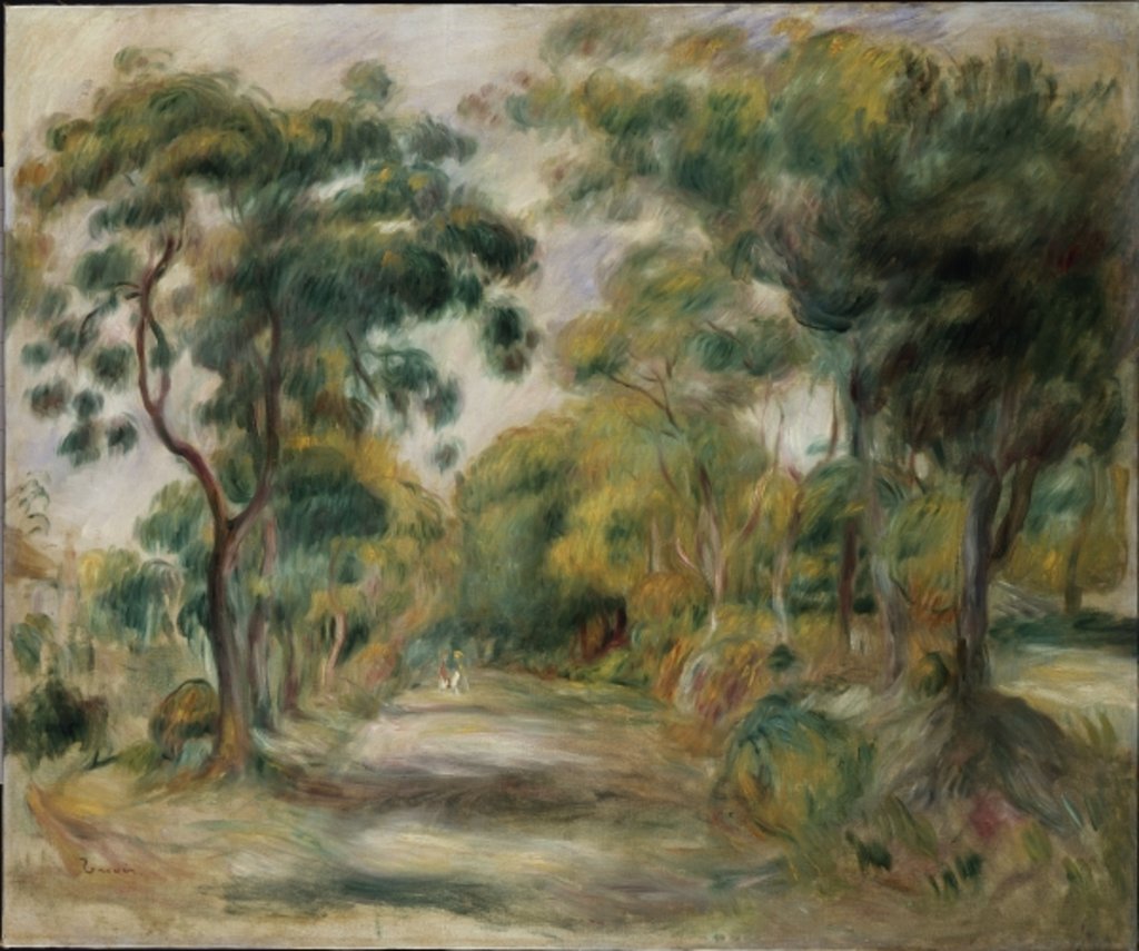 Detail of Landscape at Noon, 1900 by Pierre Auguste Renoir