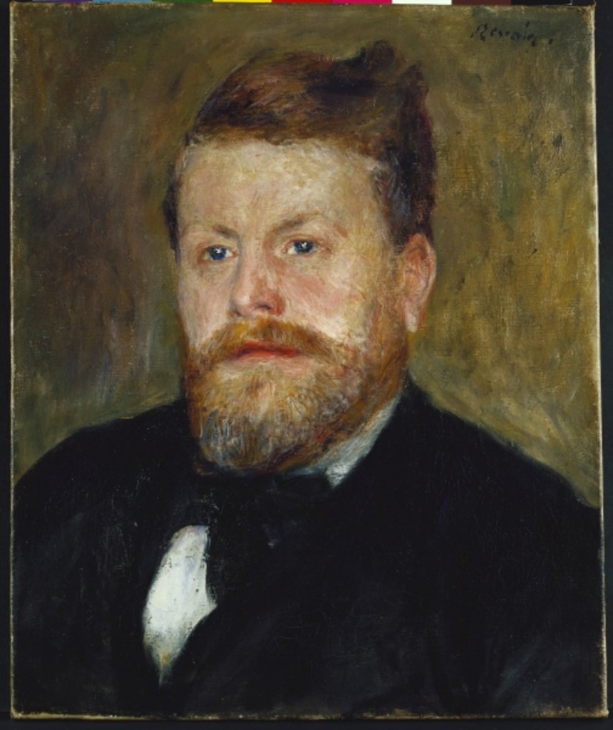 Detail of Jacques-Eugene Spuller by Pierre Auguste Renoir
