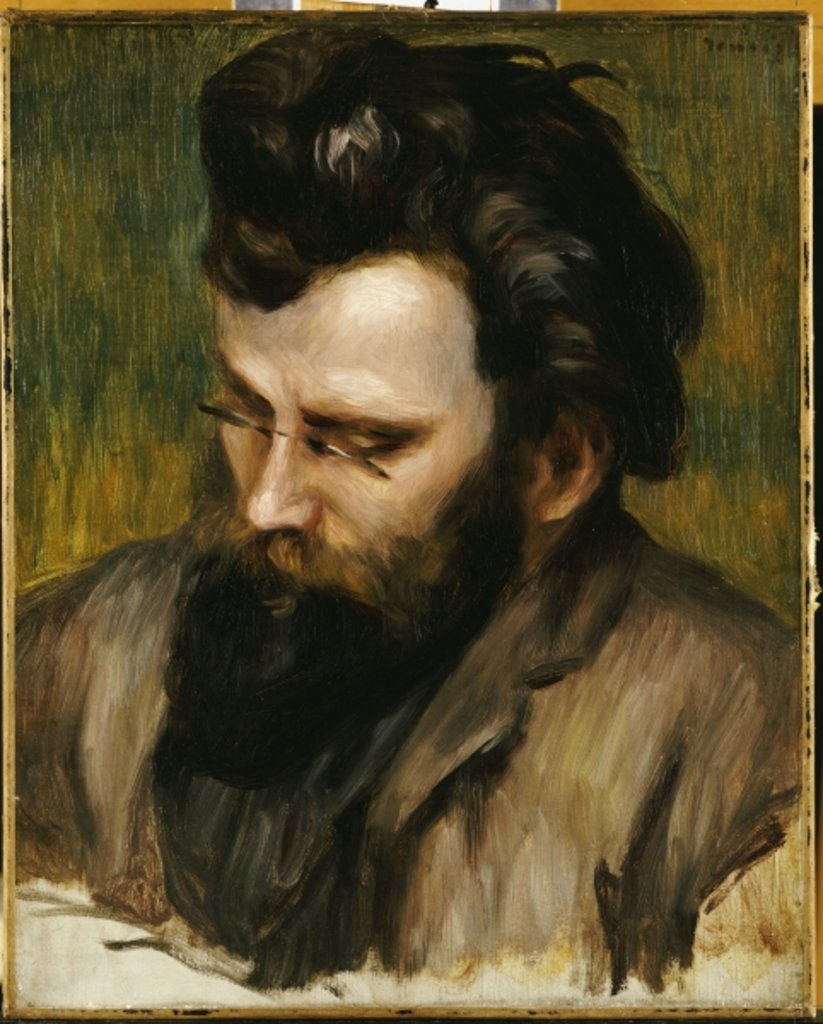 Detail of Portrait de Claude Terrasse by Pierre Auguste Renoir