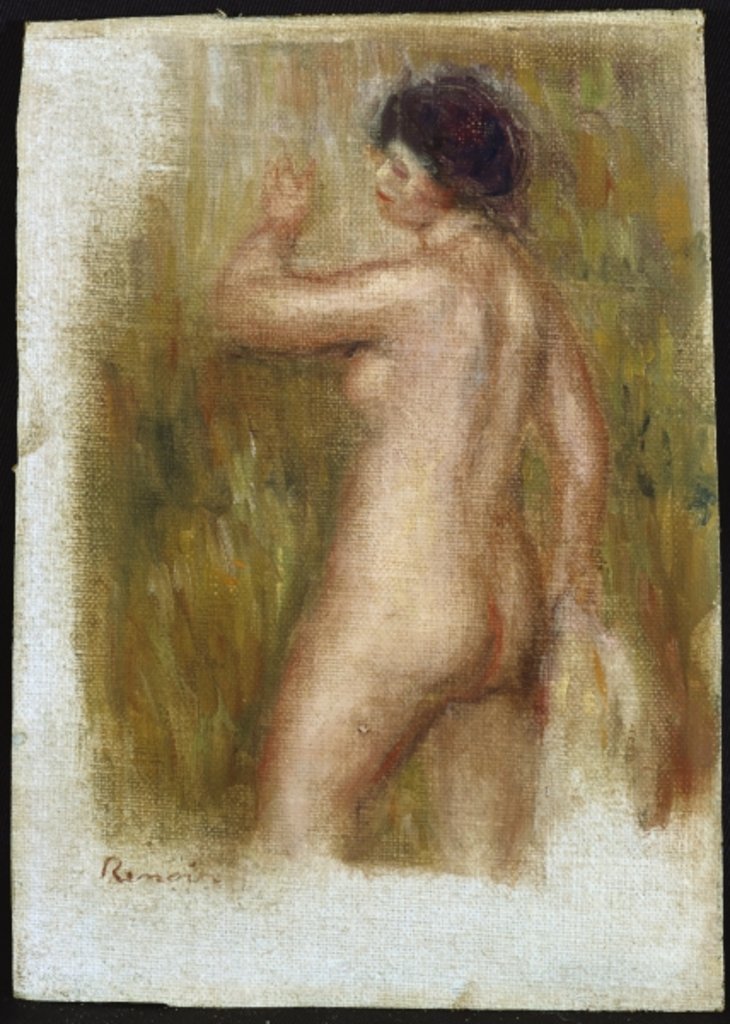 Detail of The Bather by Pierre Auguste Renoir