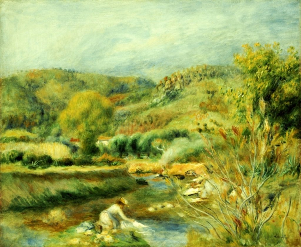 Detail of The Washerwoman, c.1891 by Pierre Auguste Renoir
