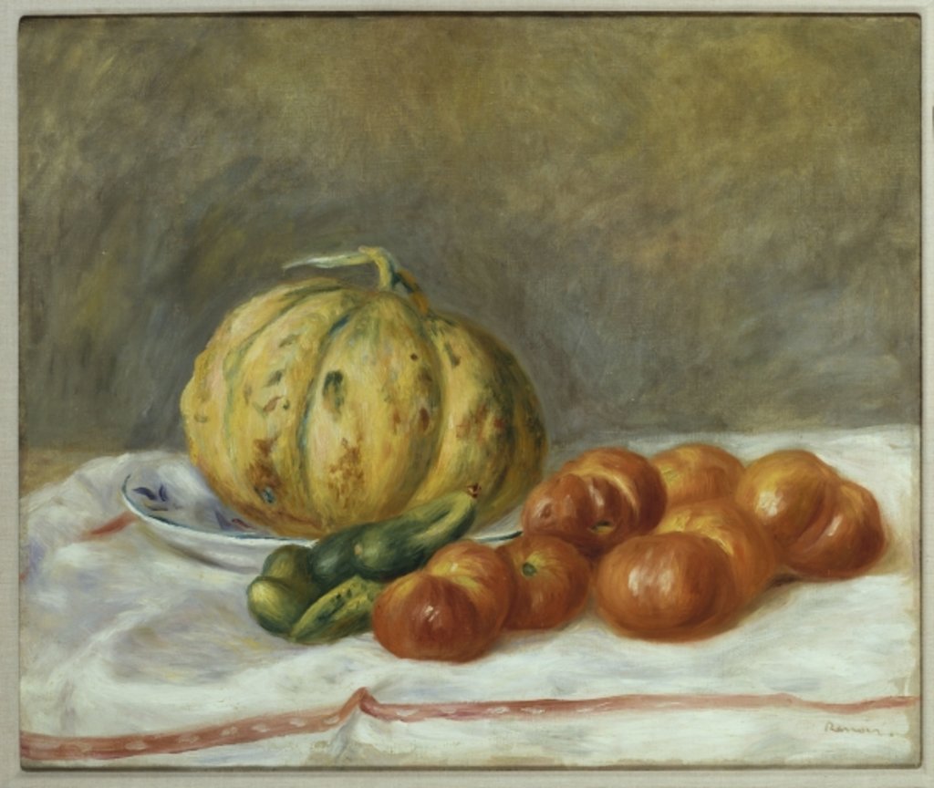 Detail of Melon and Tomatoes, 1903 by Pierre Auguste Renoir