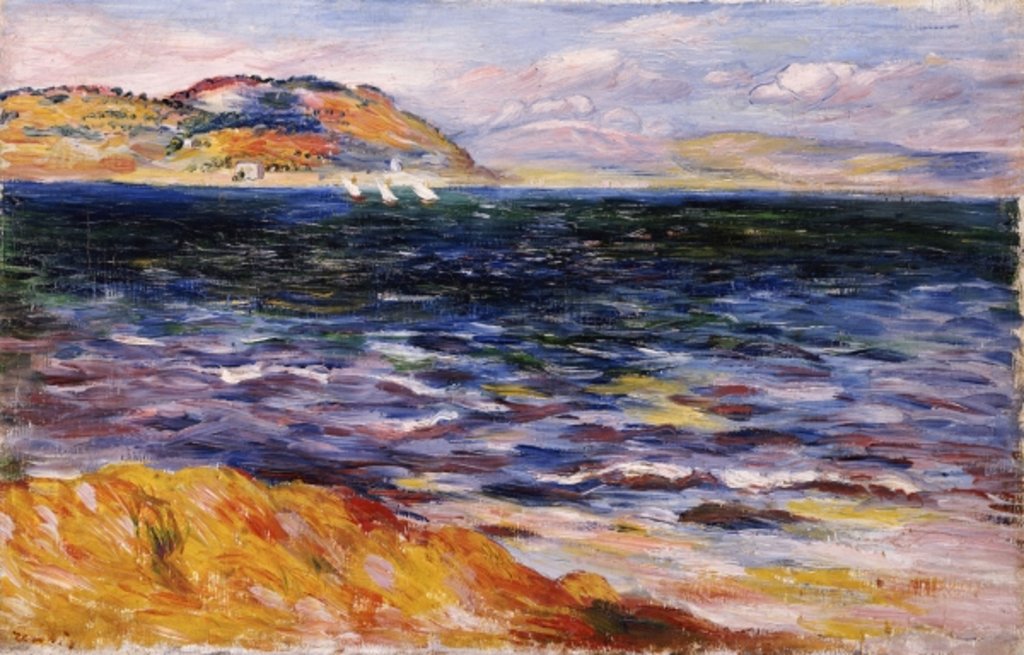 Detail of Bordighera, c.1888 by Pierre Auguste Renoir