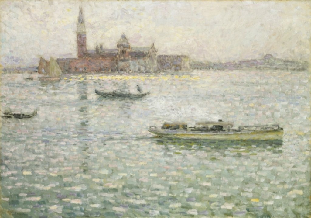 Detail of San Giorgio Maggiore, Venice, 1906 by Henri Eugene Augustin Le Sidaner