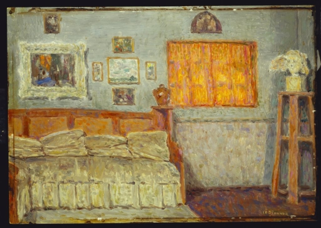 Detail of The Artist's Studio, Gerberoy, 1925 by Henri Eugene Augustin Le Sidaner