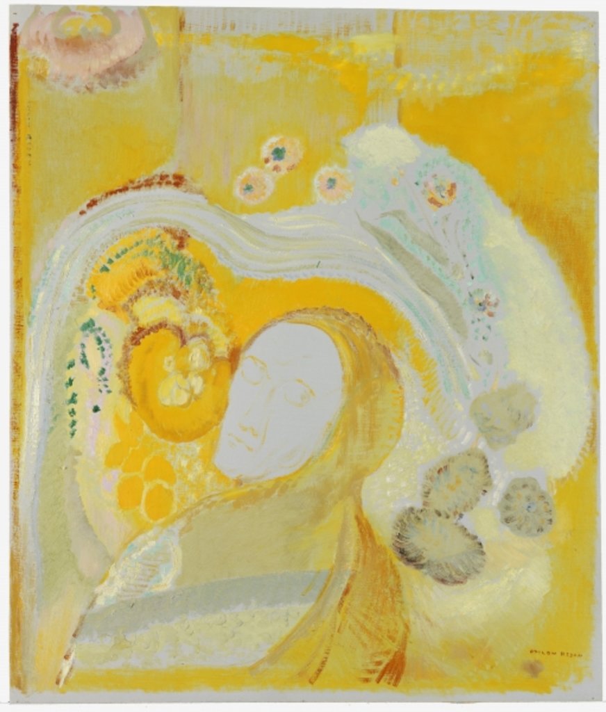 Detail of The Buddha by Odilon Redon