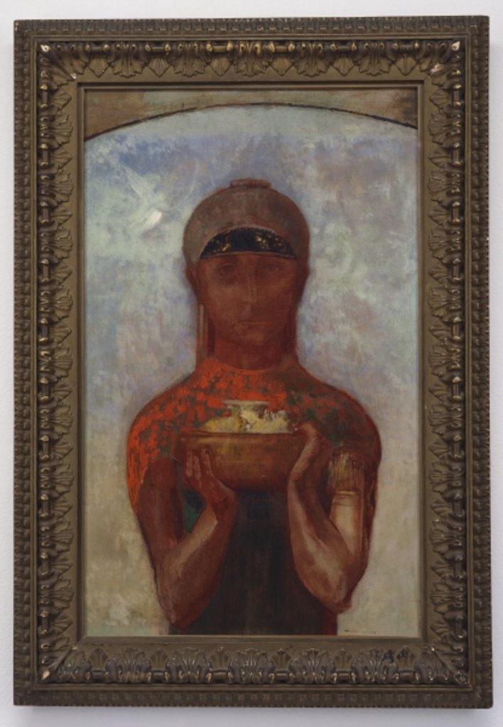 Detail of The Cup of Mystery, or Sibyl, c.1890 by Odilon Redon