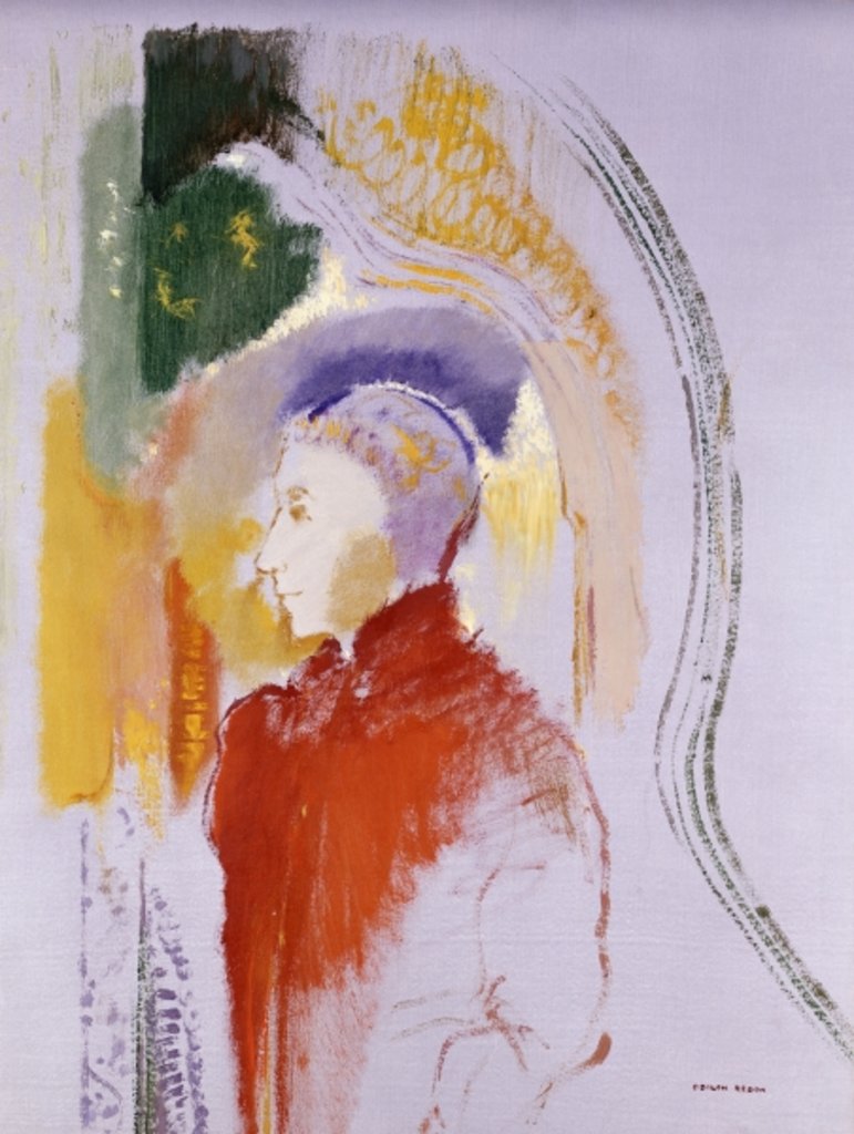 Detail of Personnage by Odilon Redon