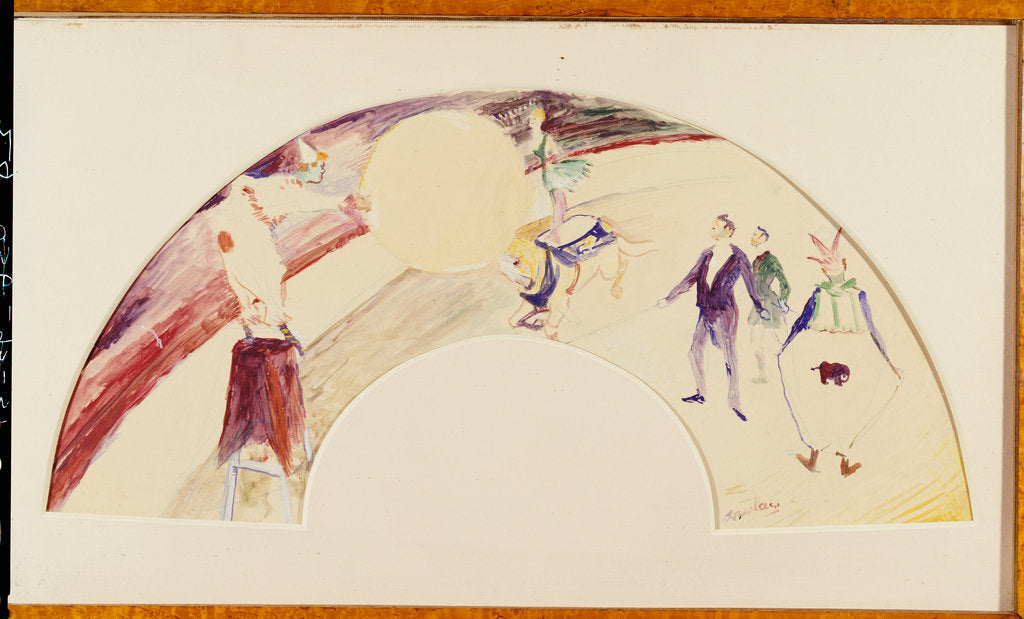 Detail of Circus Scene c.1888 by Henri de Toulouse-Lautrec