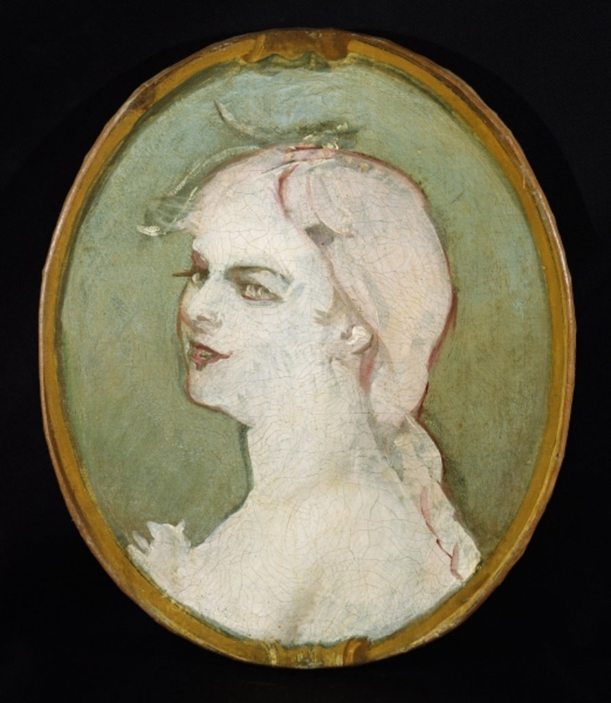 Detail of Decoration from the Drawing Room of 'La Maison' in the Rue d'Amboise, c.1892 by Henri de Toulouse-Lautrec