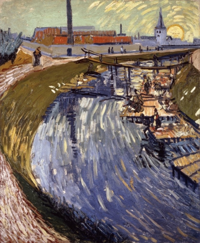 Detail of La Roubine du Roi, 1888 by Vincent van Gogh