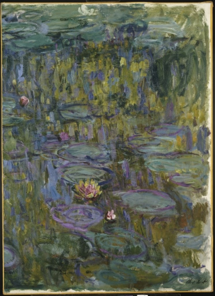 Detail of Waterlilies by Claude Monet