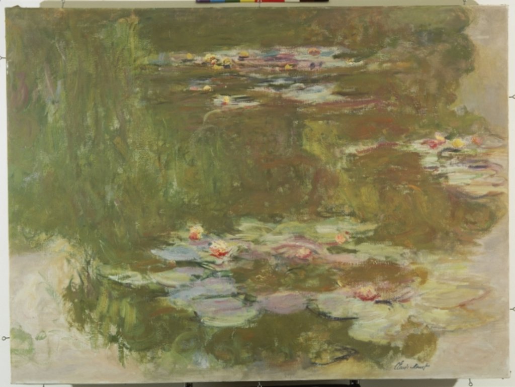 Detail of Lily Pond, 1881 by Claude Monet