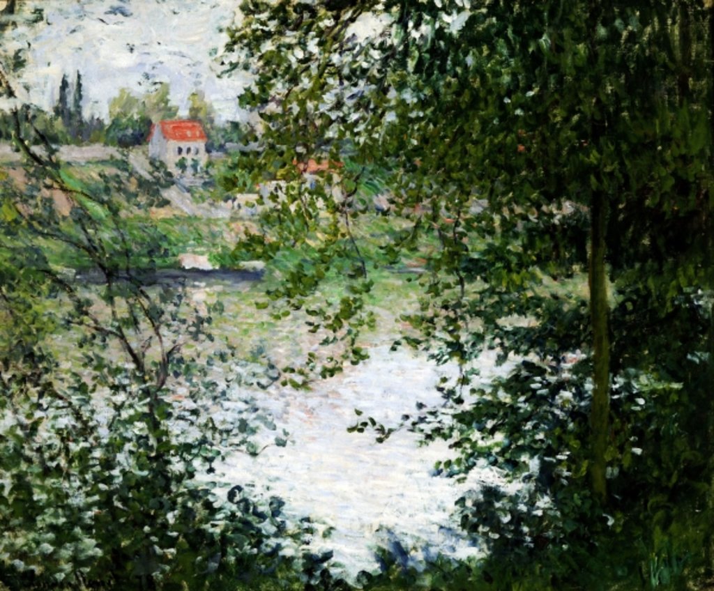 Detail of Ile de La Grande Jatte Through the Trees, 1878 by Claude Monet