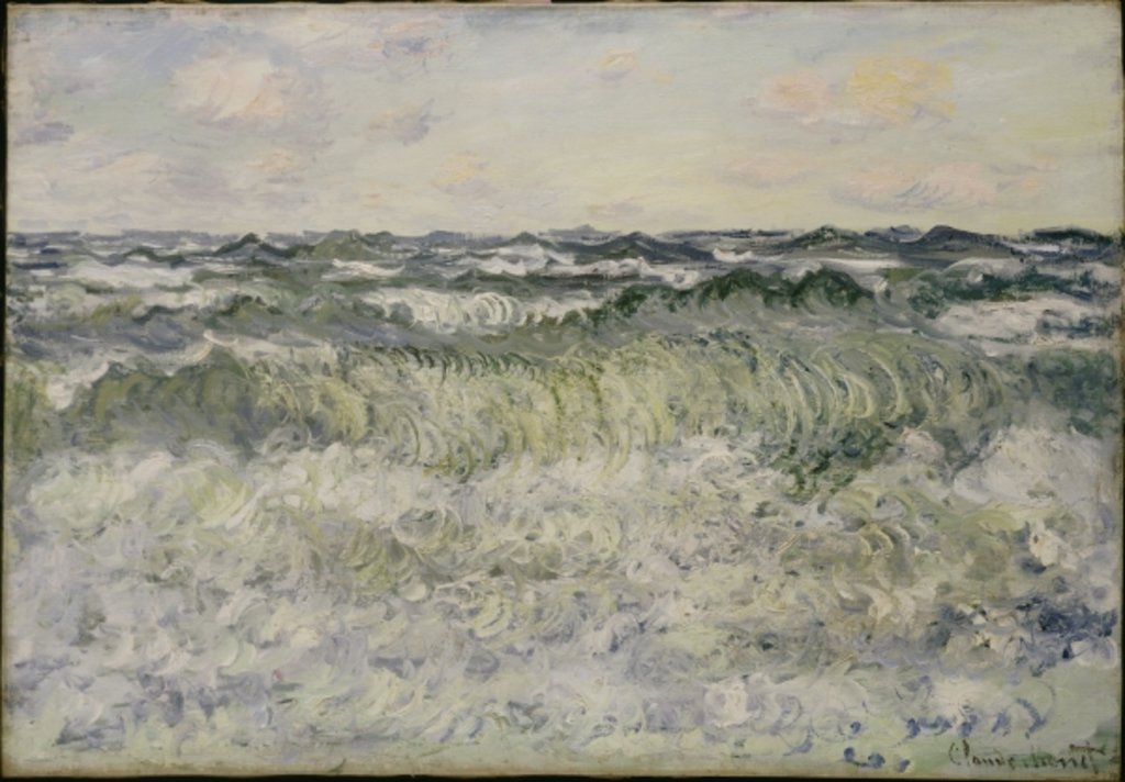 Detail of Seascape, 1881 by Claude Monet