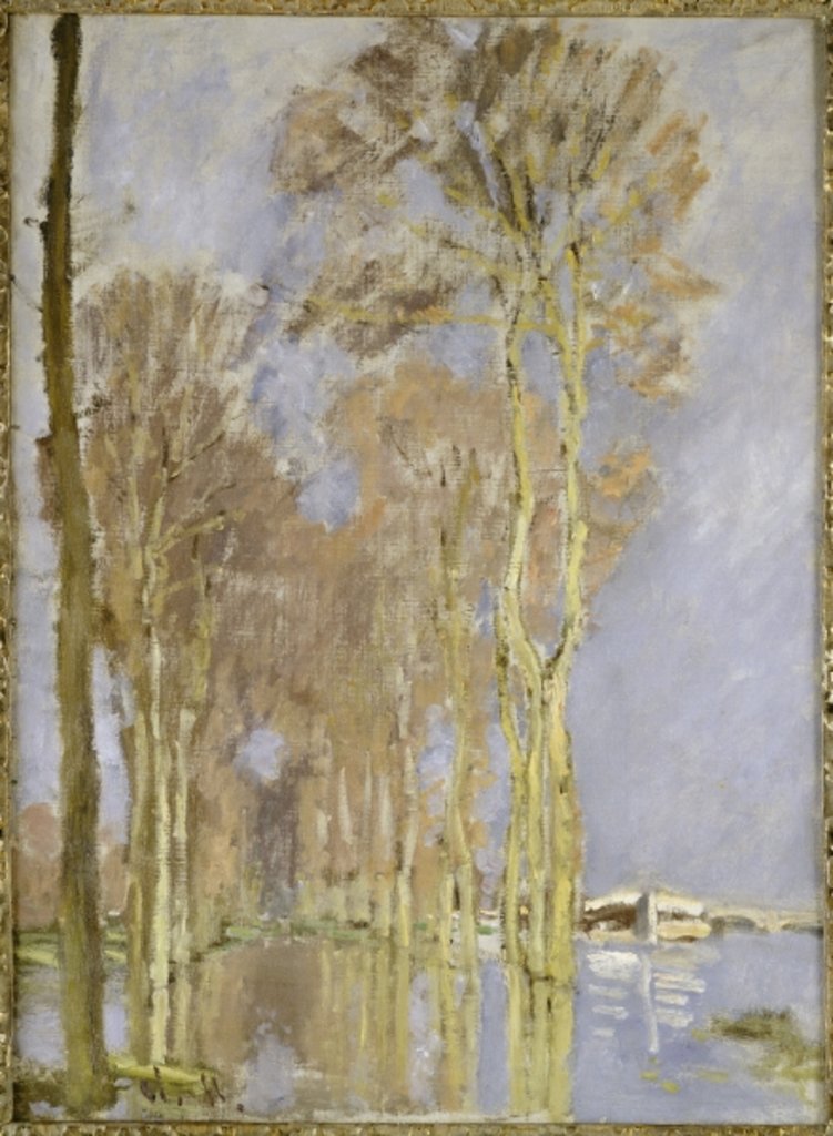 Detail of Flood by Claude Monet