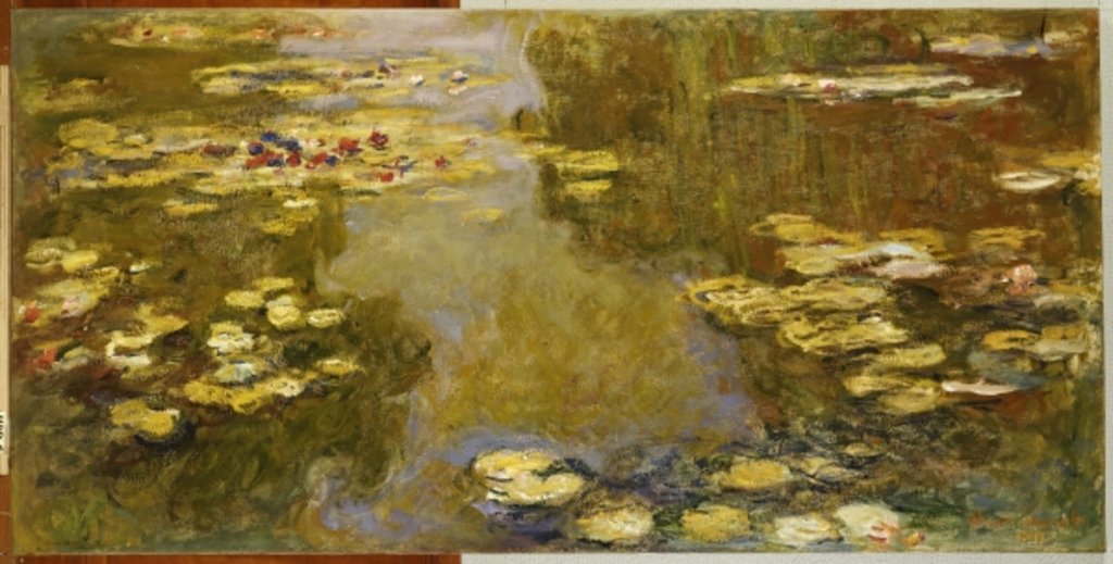 Detail of The Lily Pond by Claude Monet
