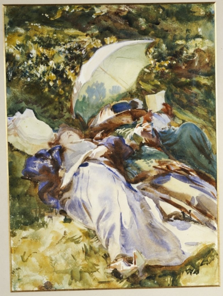 Detail of The Green Parasol, c.1910 by John Singer Sargent
