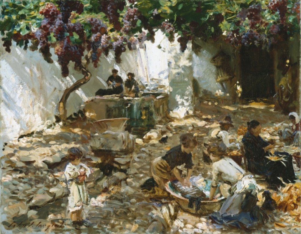 Detail of Women at Work by John Singer Sargent