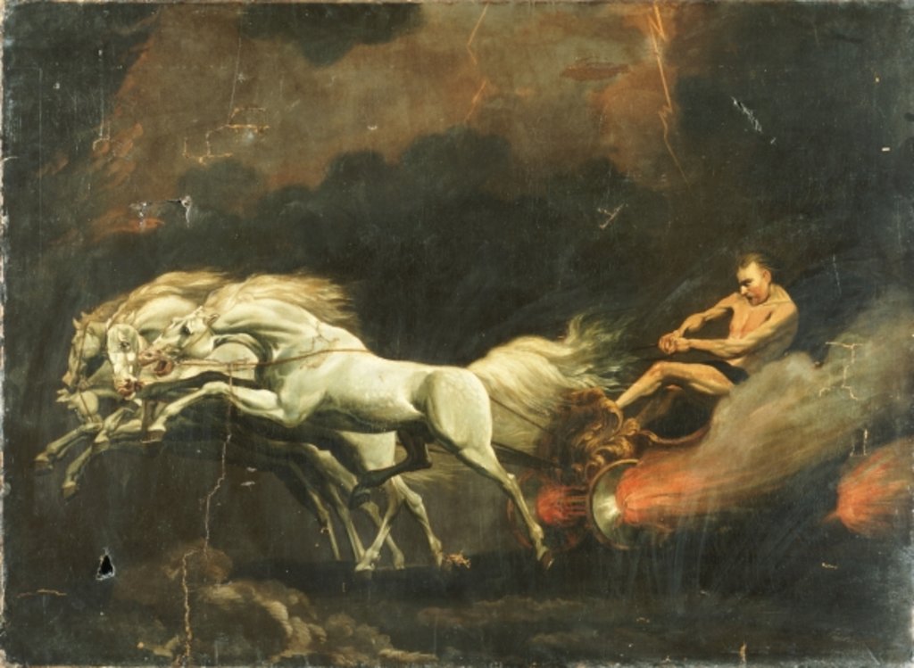 Detail of The Fall of Phaeton by George (attr.to) Stubbs