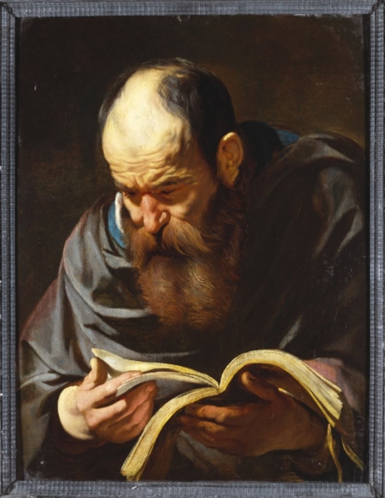 Detail of St. Simon by Jacob Jordaens