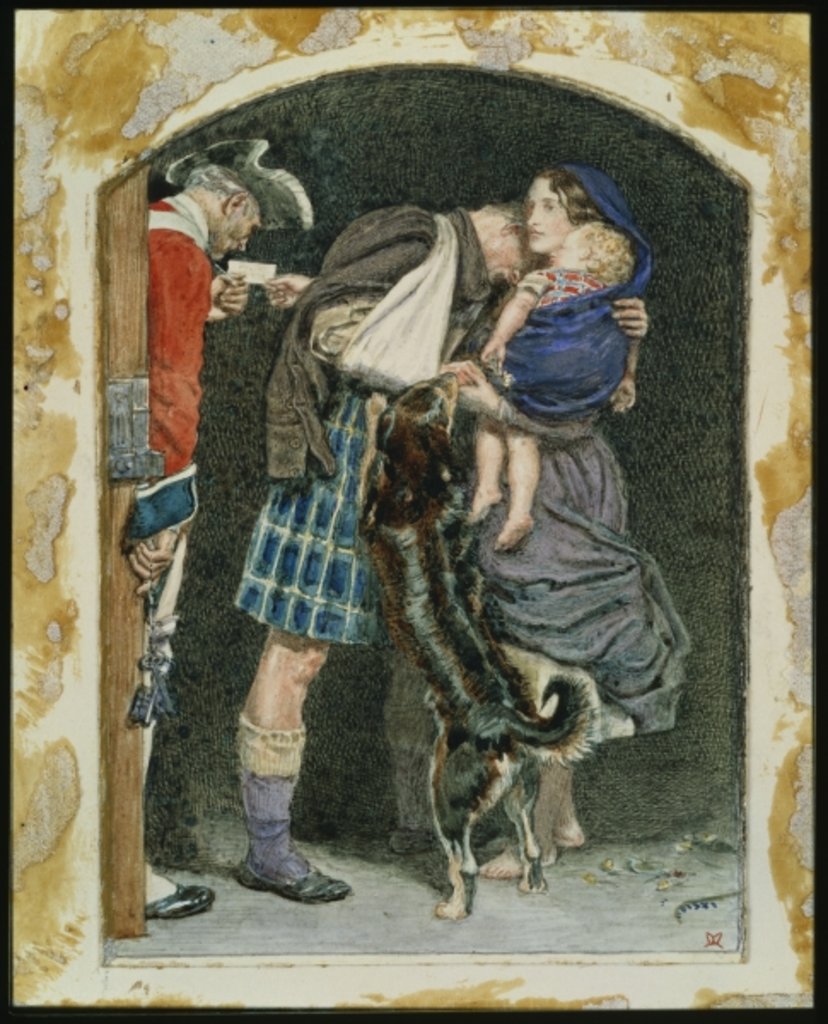 Detail of The Order of Release by John Everett Millais