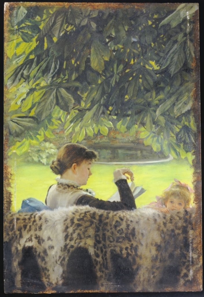 Detail of Quiet by James Jacques Joseph Tissot