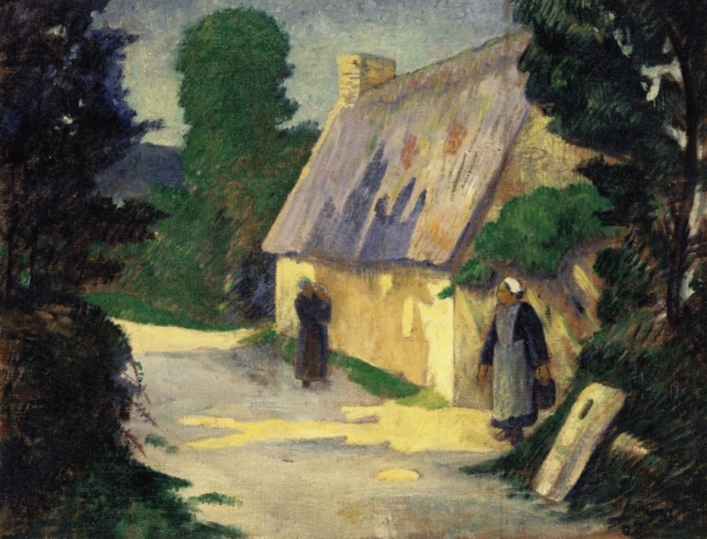 Detail of The Village Path, 1890 by Paul Serusier