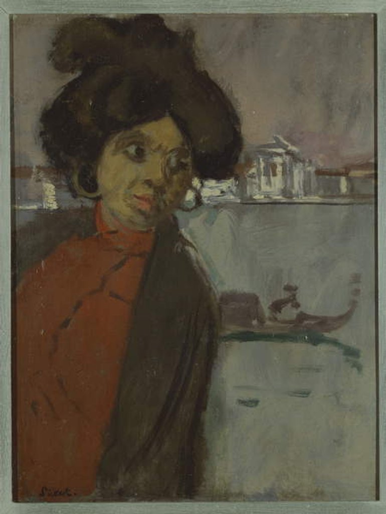 Detail of Inez on the Zattere by Walter Richard Sickert