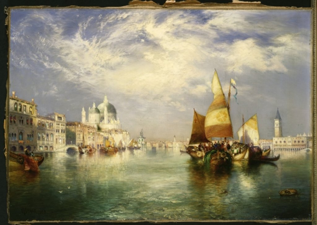Detail of Venice by Thomas Moran