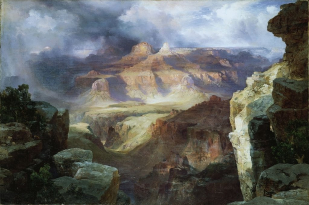 Detail of A Miracle of Nature by Thomas Moran