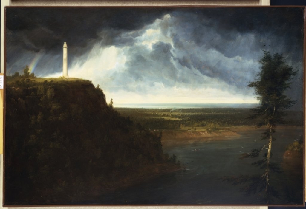 Detail of Brock's Monument by Thomas Cole