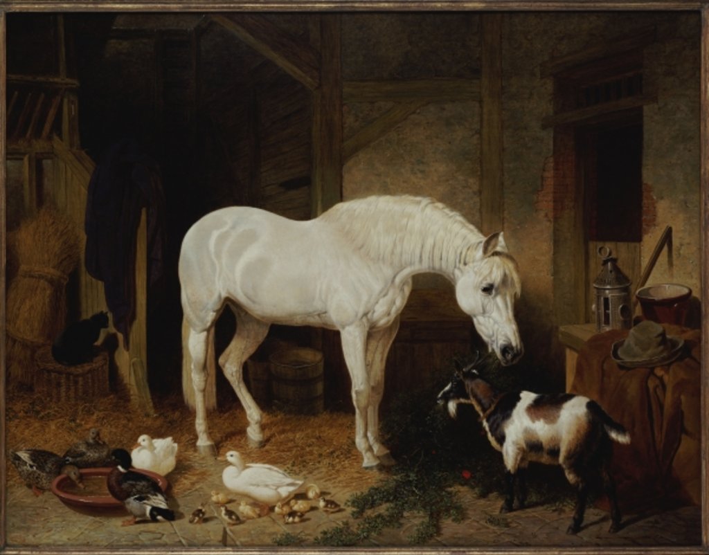 Detail of Stable Companions by John Frederick Herring Snr