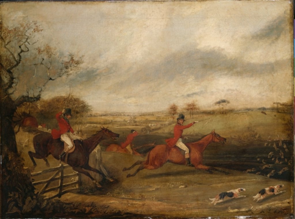 Detail of Full Cry by Henry Thomas Alken