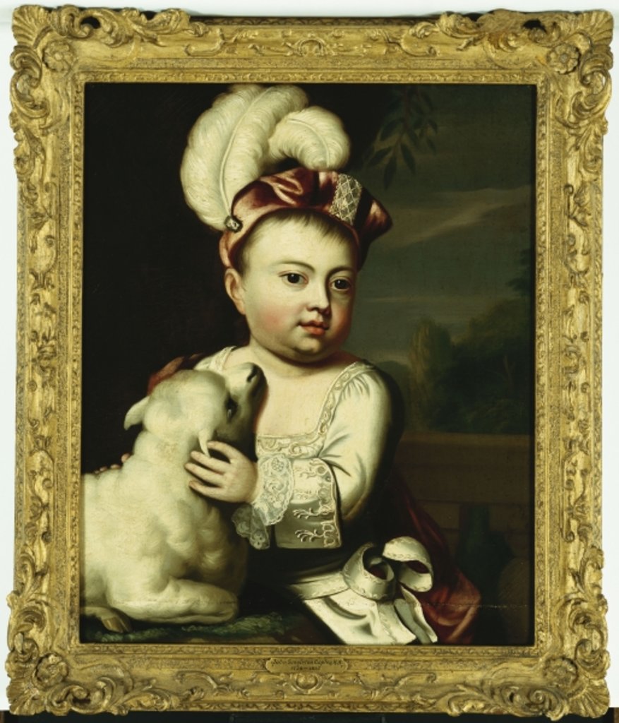 Detail of John Greenleaf, c.1755-58 by John Singleton Copley