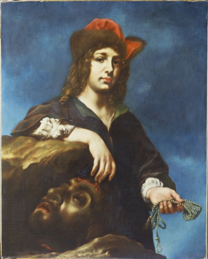 Detail of David with the Head of Goliath by Carlo Dolci