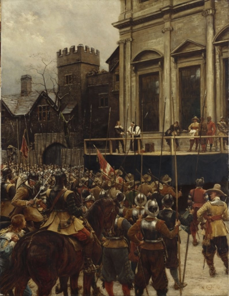 Detail of Whitehall, 30th January 1649, 1890 by Ernest Crofts
