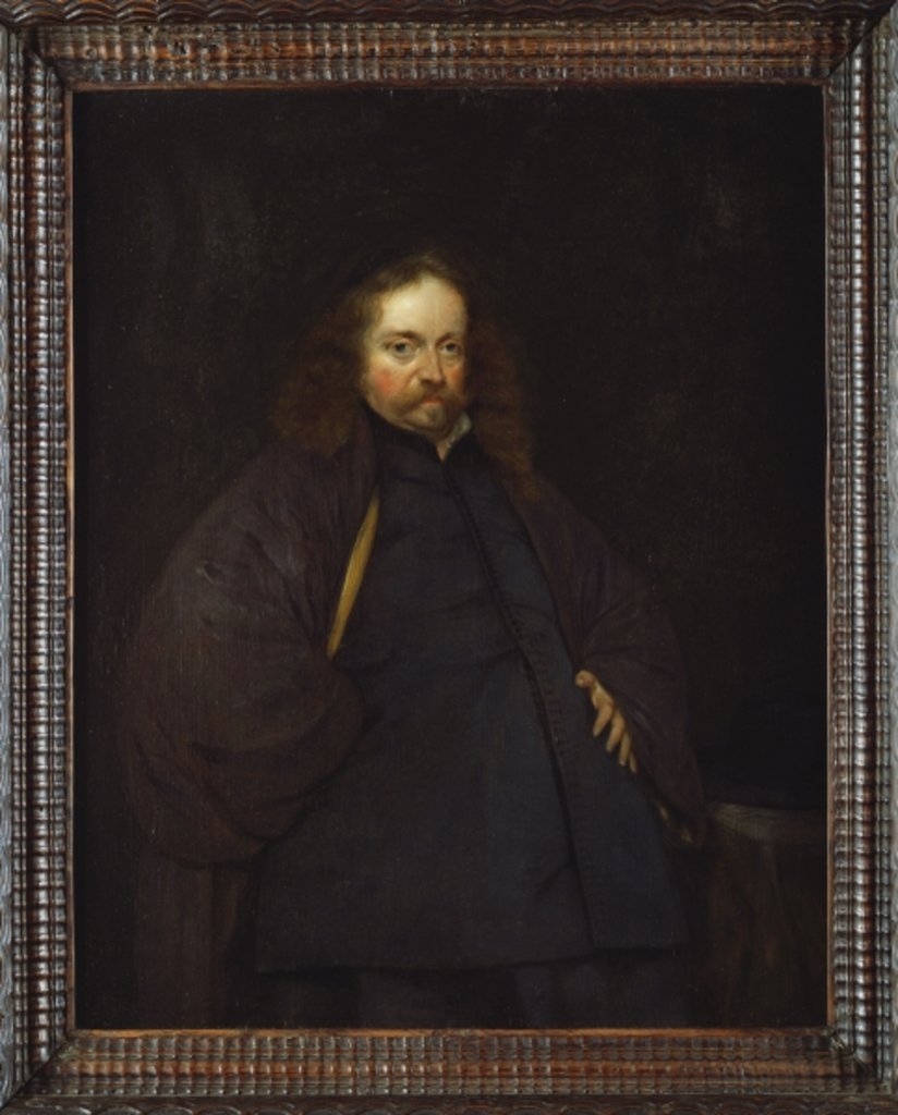 Detail of Portrait of an elderly man by Gerard ter Borch or Terborch